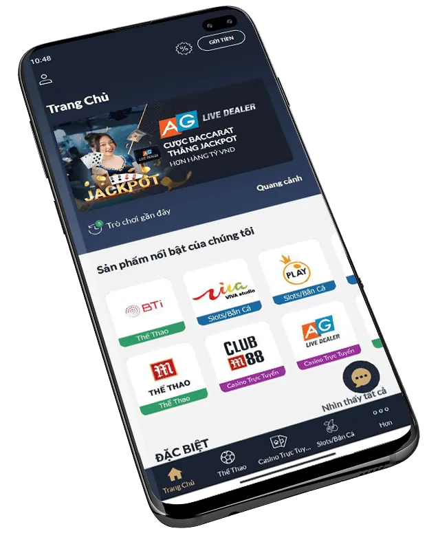 Điện thoại di động với giao diện cá cược thể thao của 49win nhà cái, thể hiện sự tiện lợi khi đặt cược trên di động